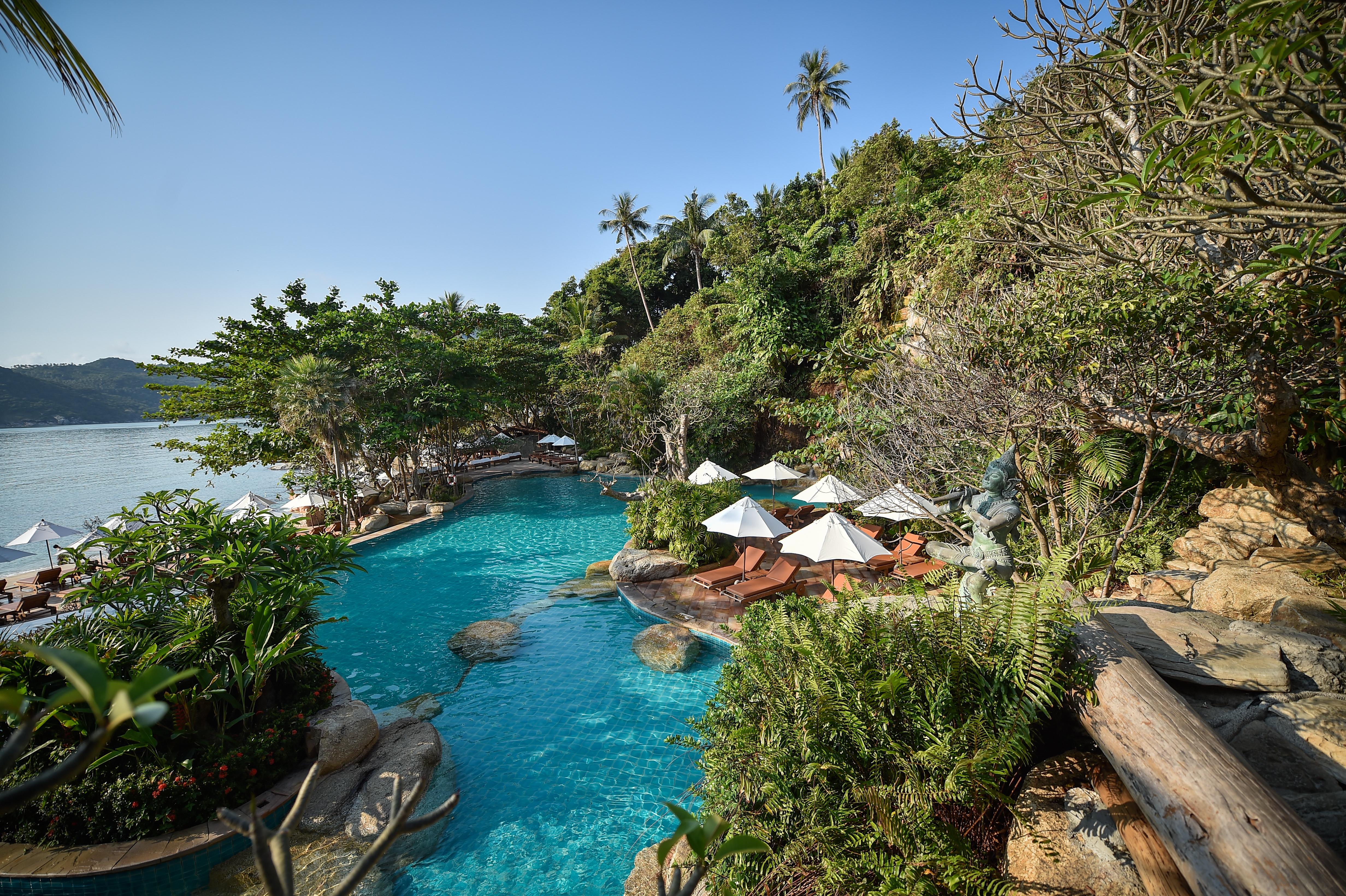 Santhiya Koh Phangan Resort And Spa 外观 照片 The swimming pool at the resort