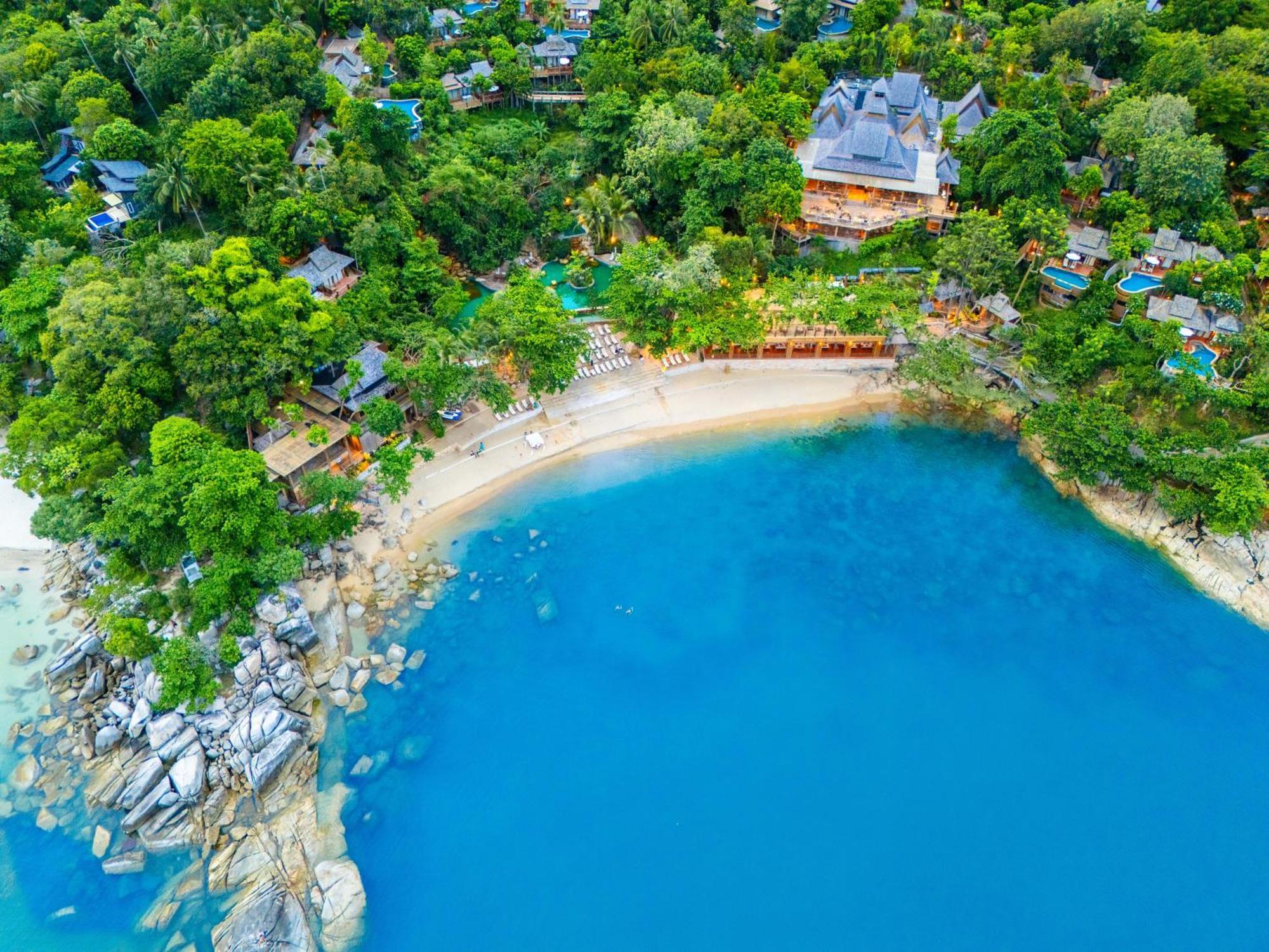 Santhiya Koh Phangan Resort And Spa 外观 照片 Aerial view of the resort