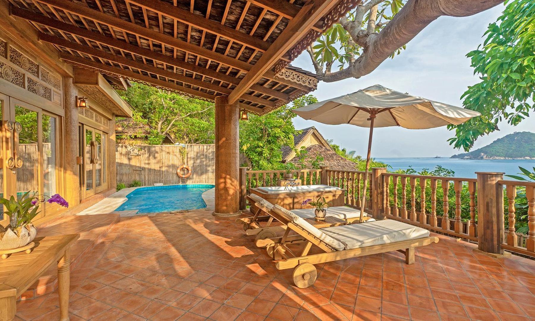 Santhiya Koh Phangan Resort And Spa 外观 照片 A villa at the resort