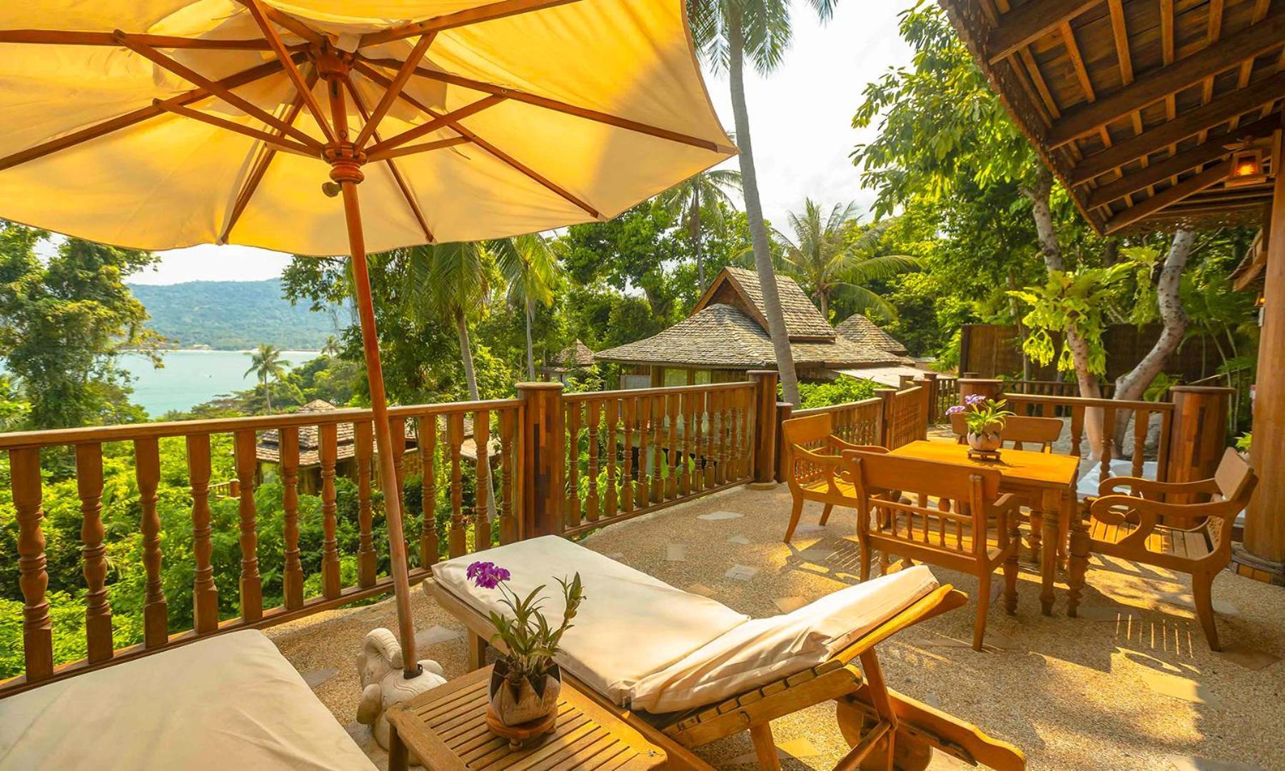 Santhiya Koh Phangan Resort And Spa 外观 照片 View from the resort