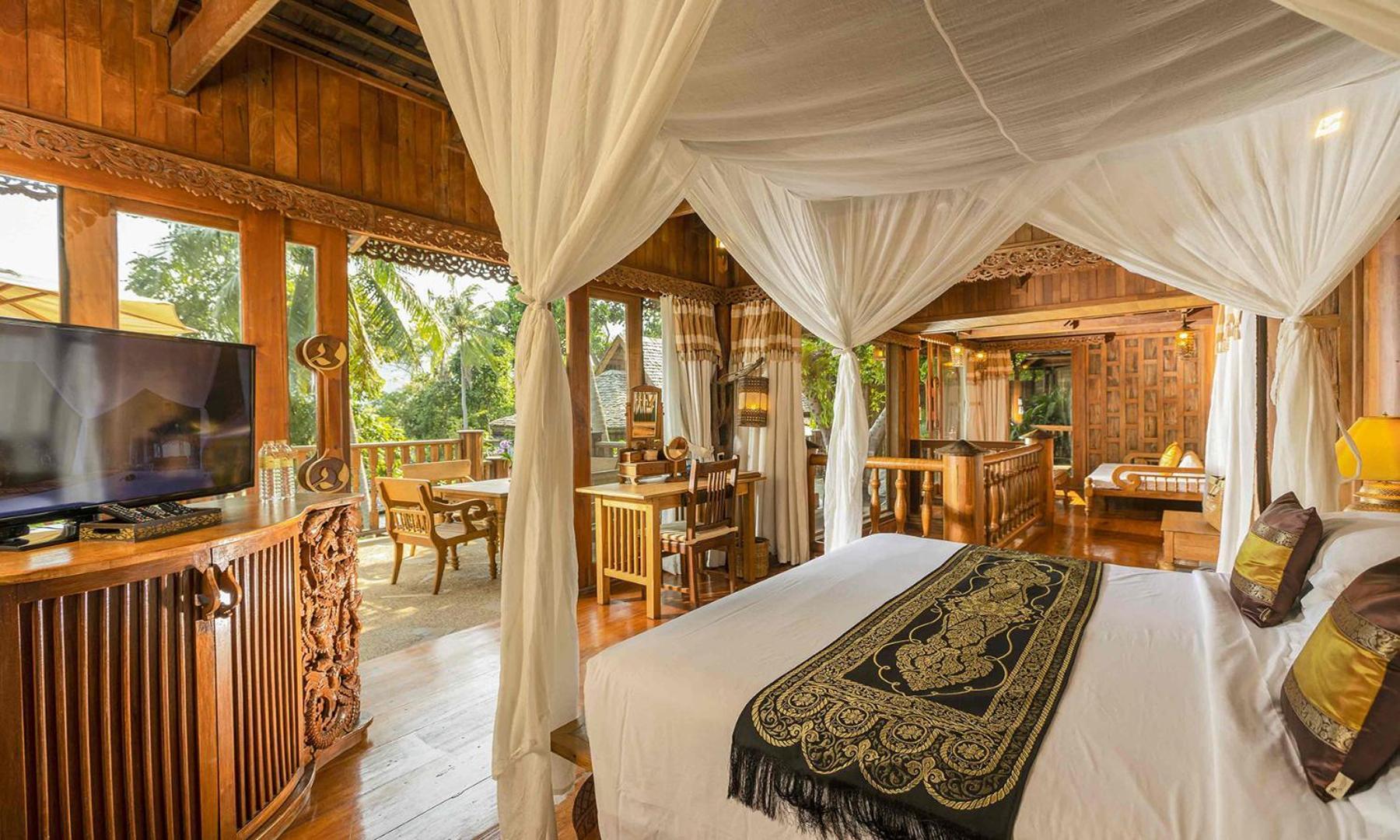 Santhiya Koh Phangan Resort And Spa 外观 照片 A bedroom at the resort