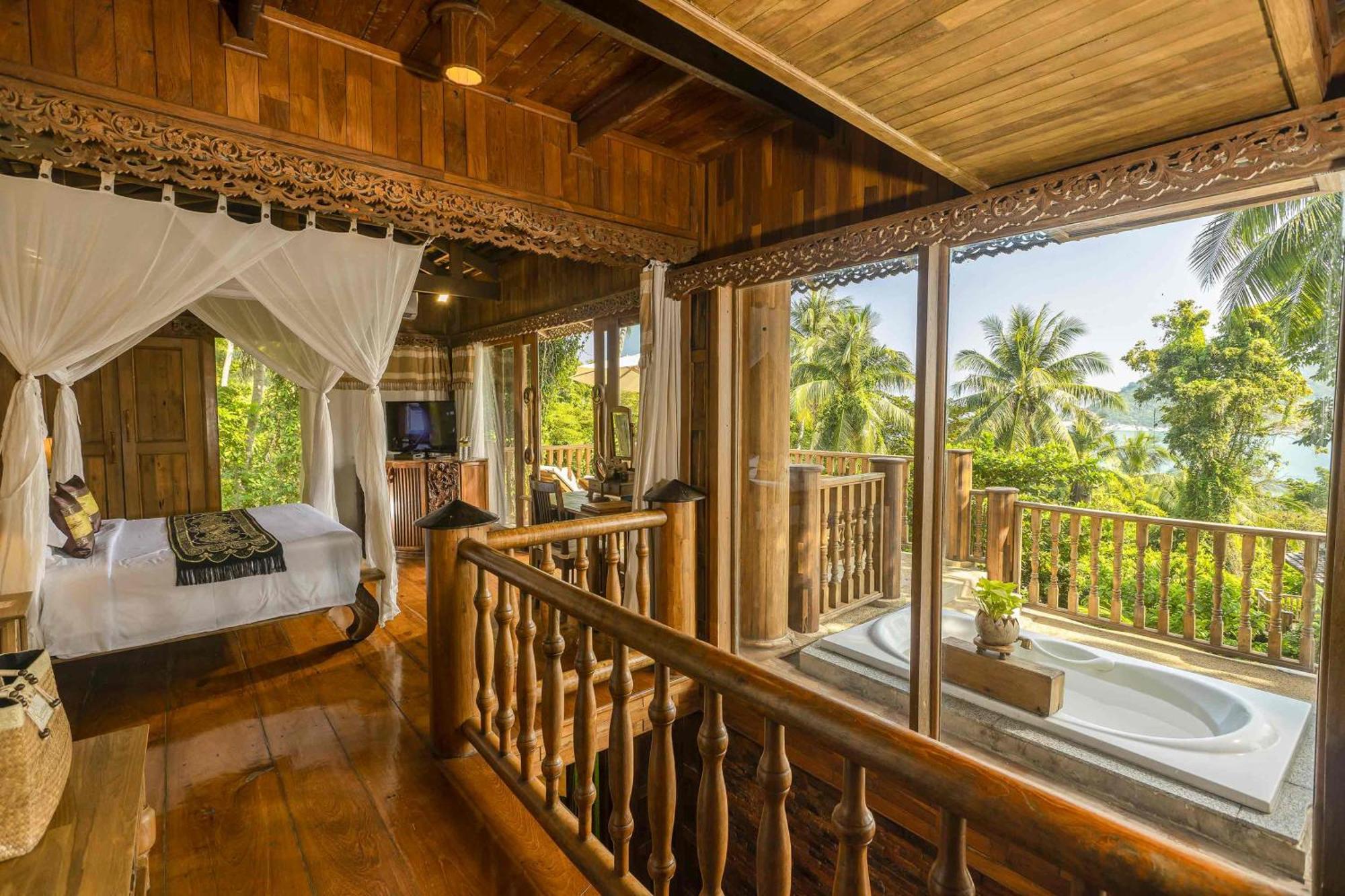 Santhiya Koh Phangan Resort And Spa 外观 照片 Interior of a villa at the resort