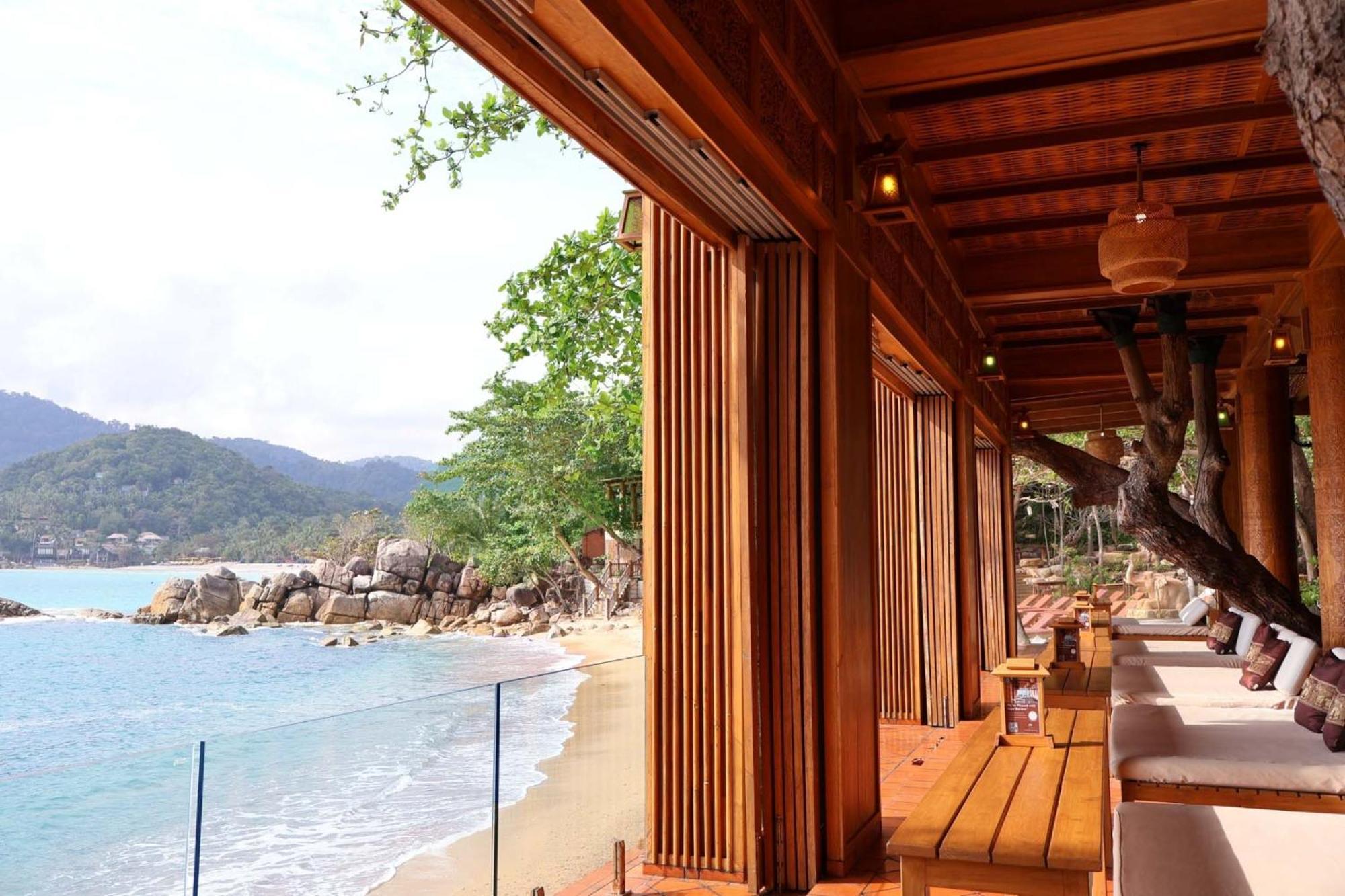 Santhiya Koh Phangan Resort And Spa 外观 照片 The beach at the resort
