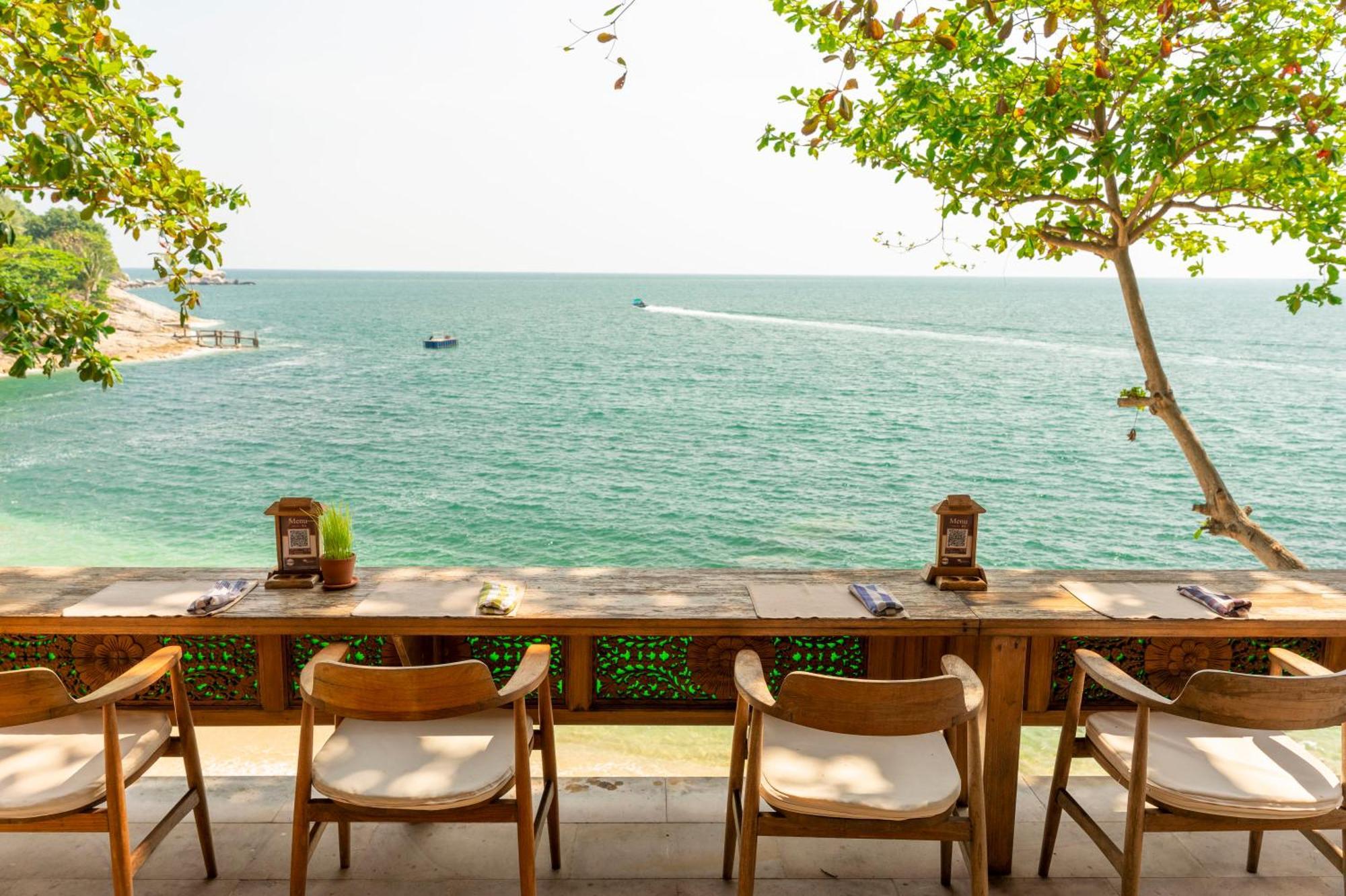 Santhiya Koh Phangan Resort And Spa 外观 照片 View from the restaurant